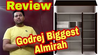 Godrej InterioThe Biggest Slimline 3 Door Almirah Review after 8 Months Usage [upl. by Urina]