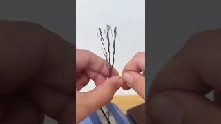 Easy way to braid a steel wire shorts [upl. by Stafani143]