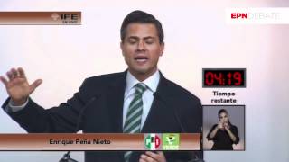 Peña Nieto  Segundo Debate Completo [upl. by Daly]