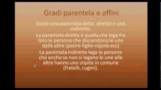 Gradi di parentela e affini Ricerca Genealogica Albero genealogicoavi [upl. by Landon182]