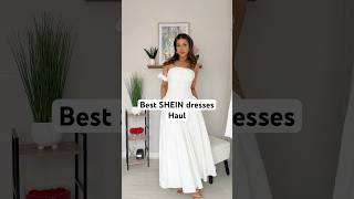 Shein dresses HAUL  full haul on my channel High quality and affordable sheinhaul dresses [upl. by Packston]