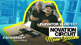 Novation Circuit Mono Station  Monosynth  Test Elevator Vlog 117 deutsch [upl. by Airtemak]