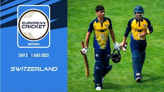 🔴 ECS Switzerland 2023  Day 2  T10 Live Cricket  European Cricket [upl. by Dat443]