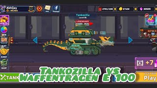 Tank Combat Tankozilla vs Waffentragen E 100 [upl. by Morven]