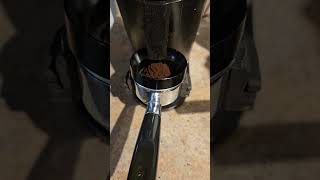 ROK portafilter with DF54 Grinder espresso crema [upl. by Gar303]