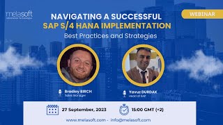 Webinar Navigating a Successful SAP S4HANA Implementation Best Practices and Strategies [upl. by Swigart]