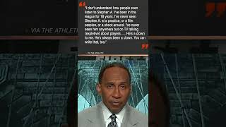 Stephen A RESPONDS to Kevin Durant calling him a ‘clown’ 👀 shorts [upl. by Jacinda]