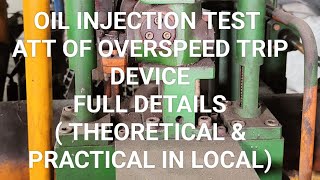 AUTOMATIC TURBINE TESTER ATT OF OVERSPEED TRIP DEVICE OIL INJECTION TEST OVERSPEED TEST DEVICE [upl. by Emalia43]