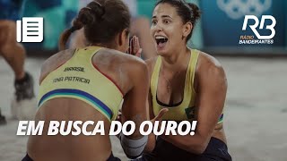 Paris 2024 Duda e Ana Patrícia vão à final no vôlei de praia [upl. by Jegar]