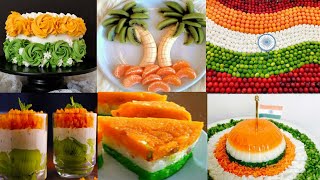 Easy TriColour Food Ideas  School Competition Recipe  Har Ghar Tiranga Recipes 15th August Dishes [upl. by Haneehs]