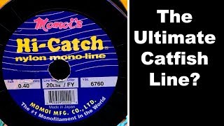 CATFISH FISHING LINE  Testing Momoi Monofilament [upl. by Jaban]