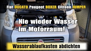 Wasserabläufe MODIFIZIEREN Fiat DUCATO Wassereinbruch [upl. by Seabrook913]