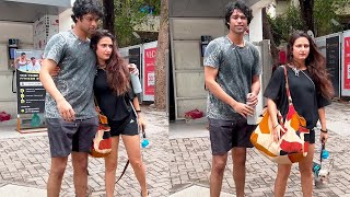 Fatima Sana Shaikh amp Babil Khan Snapped At Gym In Bandra  Bollywood News [upl. by Ahsemed826]