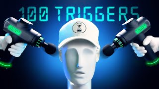 ASMR  Go to Sleep 100 Effective Triggers to Give You Tingles Ear to Ear  No Talking [upl. by Airdnaxela389]