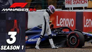 Can we get a Q3 seat in Saudi Arabia  Season 1  F1 Manager 24 [upl. by Wende]