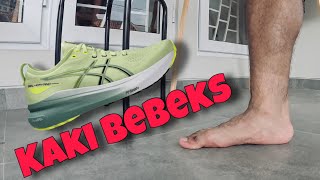 TELAPAK KAKIMU FLAT COBAIN SEPATU INI REVIEW ASICS GEL KAYANO 31 [upl. by Wasserman]