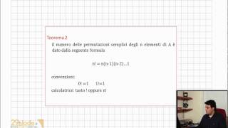 Lezioni di Matematica generale  Permutazioni  Definizione [upl. by Ahsemed815]