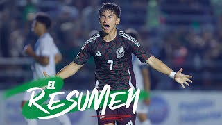 MÉXICO 21 GUATEMALA  Nos ACERCAMOS al MUNDIAL SUB20 [upl. by Nhguavaj]