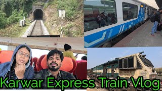 Vistadome Coach  Bangalore to Murdeshwar Via Mangalore Train Journey Vlog in  16515  Karwar Exp [upl. by Nessie]