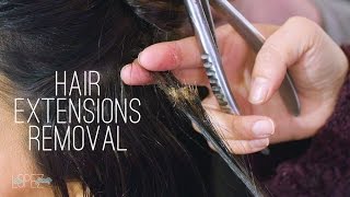 The Best Way to Remove Hair Extensions  Beauty with Courtney [upl. by Keverne]