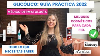 DERMATÓLOGA MIR EXPLICA CÓMO USAR GLICÓLICO 2022 GUÍA PRÁCTICA ACNÉ ARRUGAS MANCHAS  LOREAL [upl. by Penoyer995]