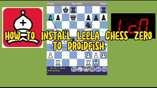 How to install Leela chess zero to droidfish [upl. by Idmann]