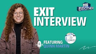 Big Brother 26 Exit Interview Quinn Martin on Playing As a Superfan Any Regrets Future With Leah [upl. by Nacnud111]