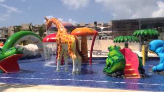 Royalton Riviera Cancun splash park [upl. by Annasor564]