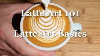 Latte Art Basics Tutorial  Latte Art 101  Coffeefusion [upl. by Meriel]