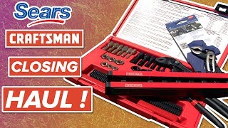 CRAFTSMAN Sears CLOSEOUT Haul [upl. by Yolanthe832]