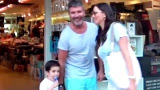 Simon Cowell And Family Beautiful In Blue [upl. by Alvinia]