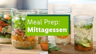 3 gesunde Meal Prep Rezepte fürs Mittagessen Bowl Mie Nudeln amp Nudelsuppe [upl. by Nedle]