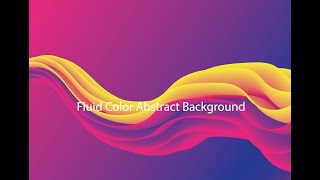 how to create Fluid Color Abstract Background in Adobe Illustrator 2022 [upl. by Nevsa]