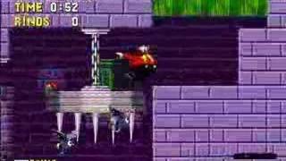 Eggman in Sonic 1  Green Hill and Marble Zones [upl. by Adanar]