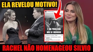 RACHEL SHEHERAZADE REVELA PORQUE NÃƒO HOMENAGEOU SILVIO SANTOS E CHOCA A TODOS [upl. by Yesac193]