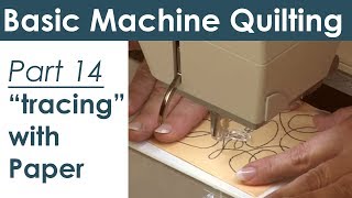 Using Paper Templates for Machine Quilting [upl. by Ovid]