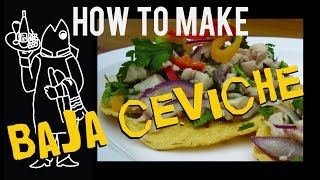 Catch And Cook Yellowtail Recipe🎣 How To Make Ceviche Tostada Baja 🇲🇽Style Mexican Seafood Recipe [upl. by Kopaz]