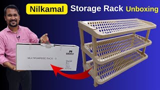 Nilkamal Multipurpose Storage Rack Unboxing amp Installing Review [upl. by Ataner209]