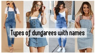 Types of dungarees with namesdungarees for girlsdungarees haul l THE GLAM STYLE [upl. by Aekahs]