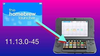 How to install the Homebrew Launcher on 3DS 1113045 [upl. by Nalra]