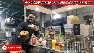 Automatic ice gola making machine  live ice gola machine youtube trending liveicecream icegola [upl. by Dlonyer]