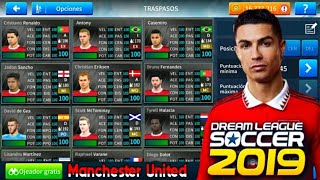 Plantilla del Manchester United para el dls 20222023Dream league soccer 19 [upl. by Ramor]