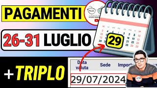 Inps PAGA 29 LUGLIO ➜ DATE PAGAMENTI ADI ASSEGNO UNICO CARTA ACQUISTI NASPI PENSIONI BONUS 100€ SFL [upl. by Aneles]