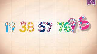 Learn Number 95 in English amp Counting Math by Endless Numbers Kids Video [upl. by Ellirpa]