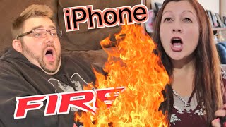 iPhone Charger Fire  Called Apple Support Wife Wont Let Me Go To Ringside Fest [upl. by Avehstab]