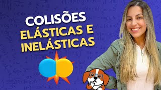 Colisões Elásticas e Inelásticas  Física 1 para Ensino Superior [upl. by Oeramed148]