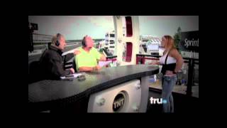 Larry McReynolds fights a woman on LIVE TV NASCAR Pocono 2012 6102012 Skit [upl. by Najib119]