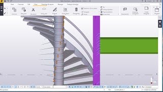 How to Create Spiral Staircase in Tekla Structures [upl. by Schoenberg662]