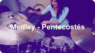 🥁DRUM COVER MEDLEY  PENTECOSTÉS  MIEL SAN MARCOS  BATERÍA  AMGE [upl. by Albur]