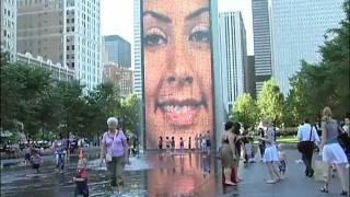 Inside Below and Above the Crown Fountain [upl. by Mcdade]